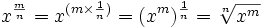 m/n = m × (1/n)