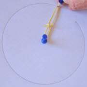 dibujando un círculo