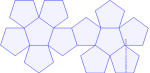 Dodecahedron Model Template