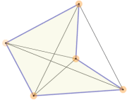 diagonales en un polígono cóncavo