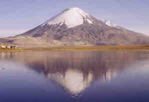 simetría horizontal en un lago