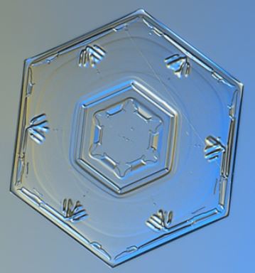 Cristal de Hielo Hexagonal