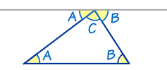 La prueba de que los ángulos en un triángulo suman 180
