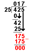 división paso 14