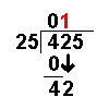 división paso 7