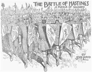 El Puzzle de la batalla de Hastings de Sam Loyd