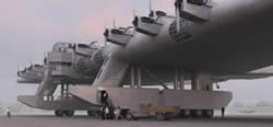 Ilustración de un avión comercial con partes 'complejas' señaladas.