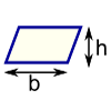 paralelogramo base y altura