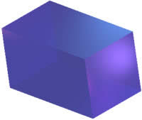 cuboide azul