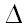 símbolo de triángulo