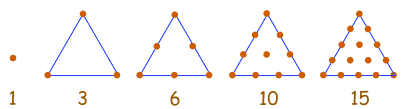 números triangulares